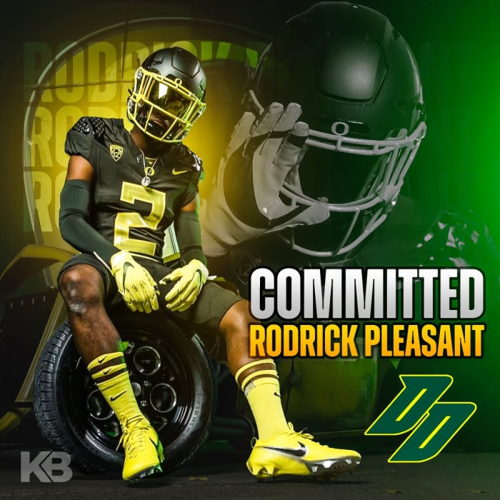 Rodrick Pleasant is the headliner of Oregon's recruiting efforts in Southern California.